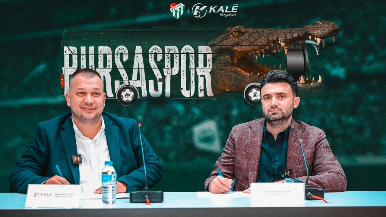 Bursaspor’a otobüs sponsoru Kale Seyahat oldu