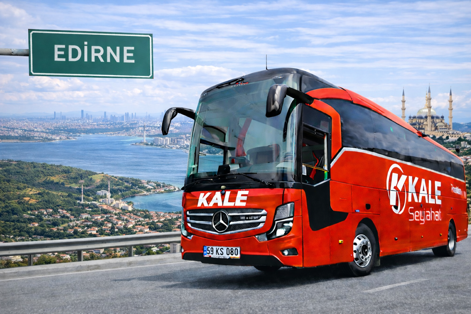 İstanbul Edirne Otobüs Bileti Kale Seyahat